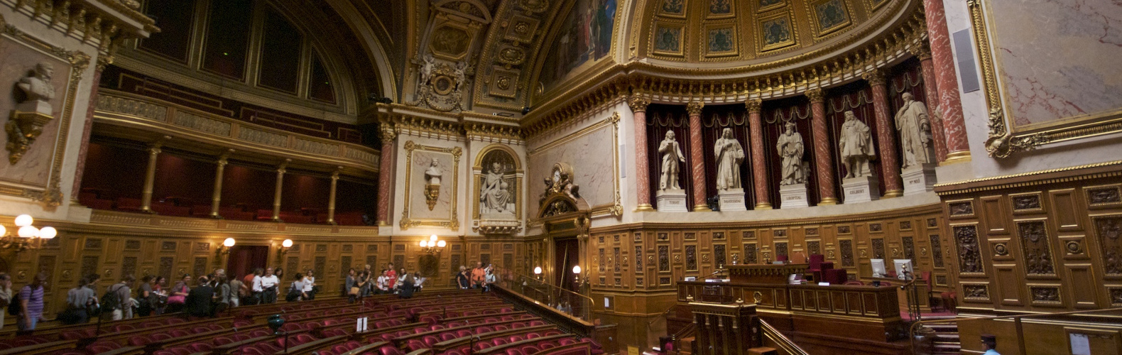 Photo de l'intérieur du Sénat