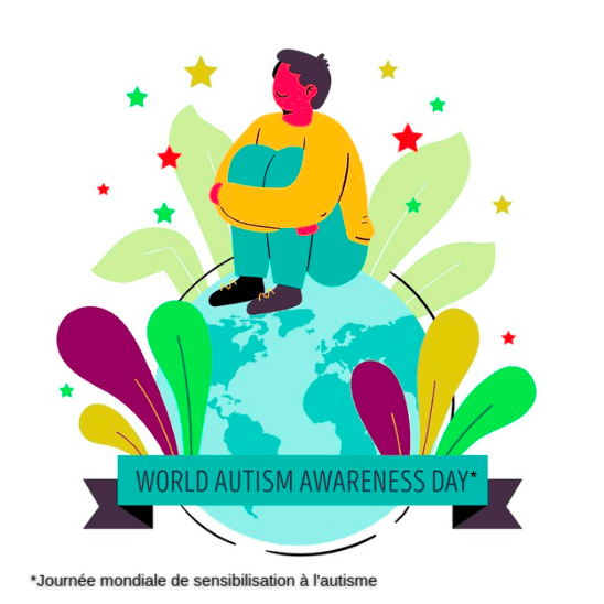 World autism awareness day : journée mondiale de sensibilisation à l'autisme